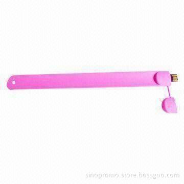 New Bracelet Promotional USB Flash Drive, Sized 210 x 20mm